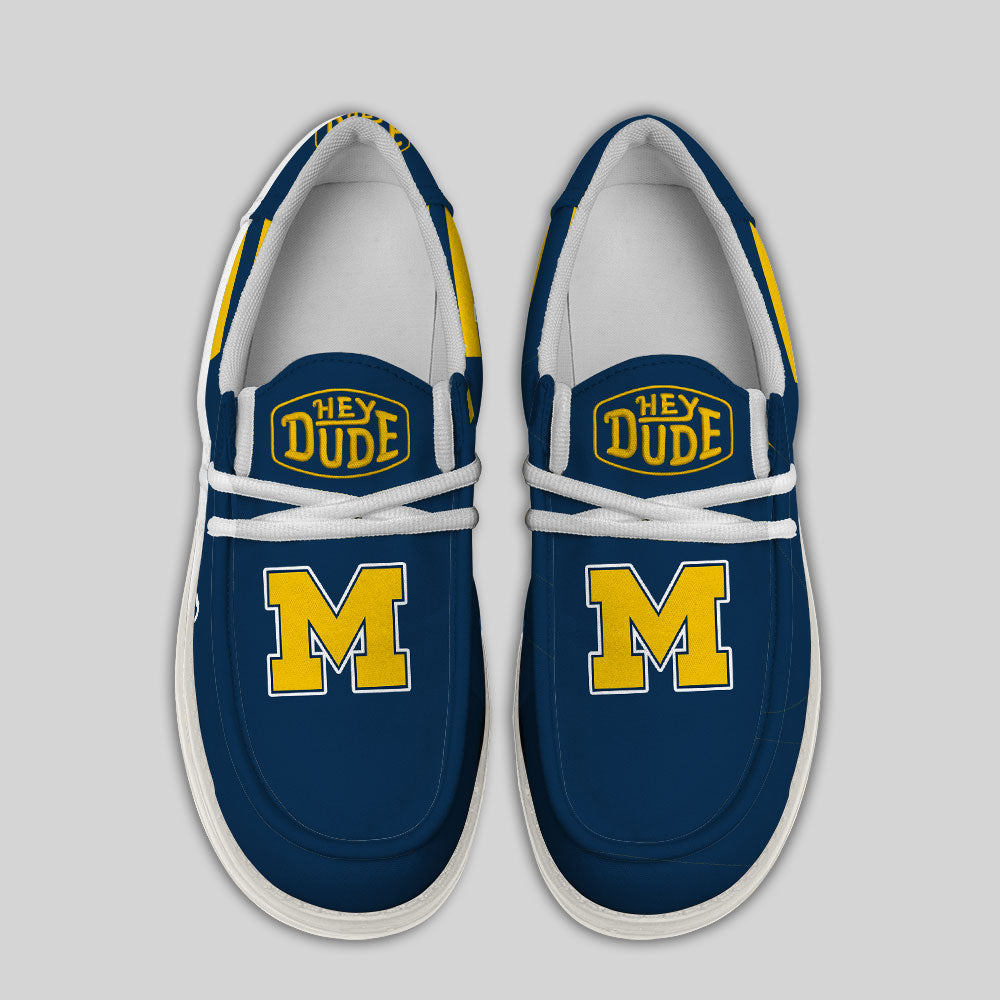 Michigan Wolverines Lace Up Loafers 2026