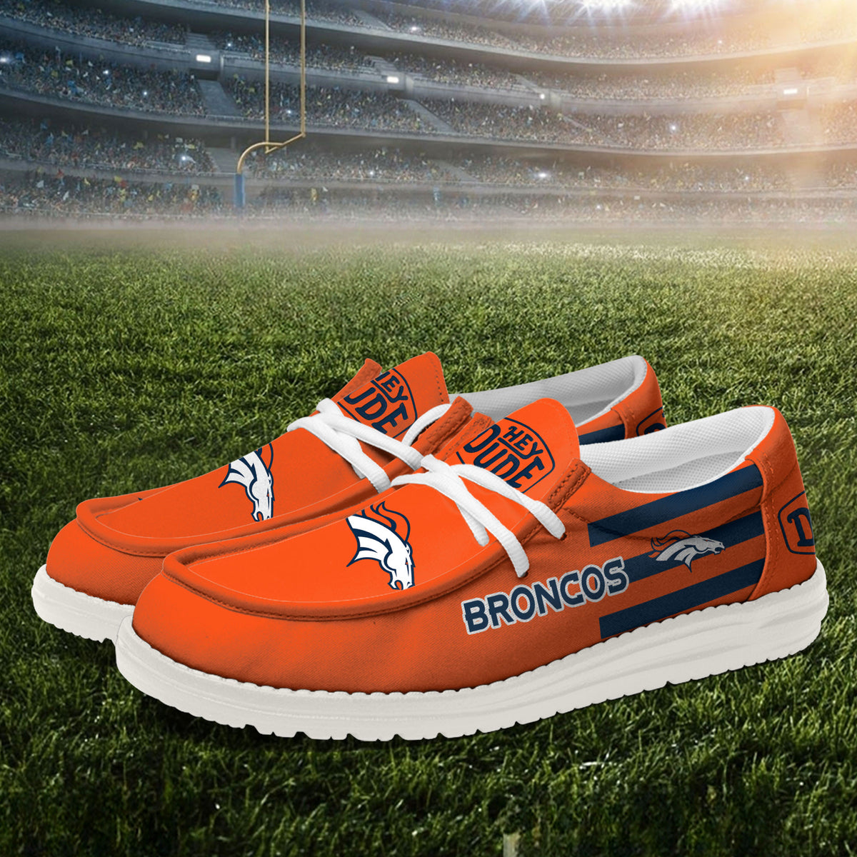 Denver Broncos Lace Up Loafers 2026