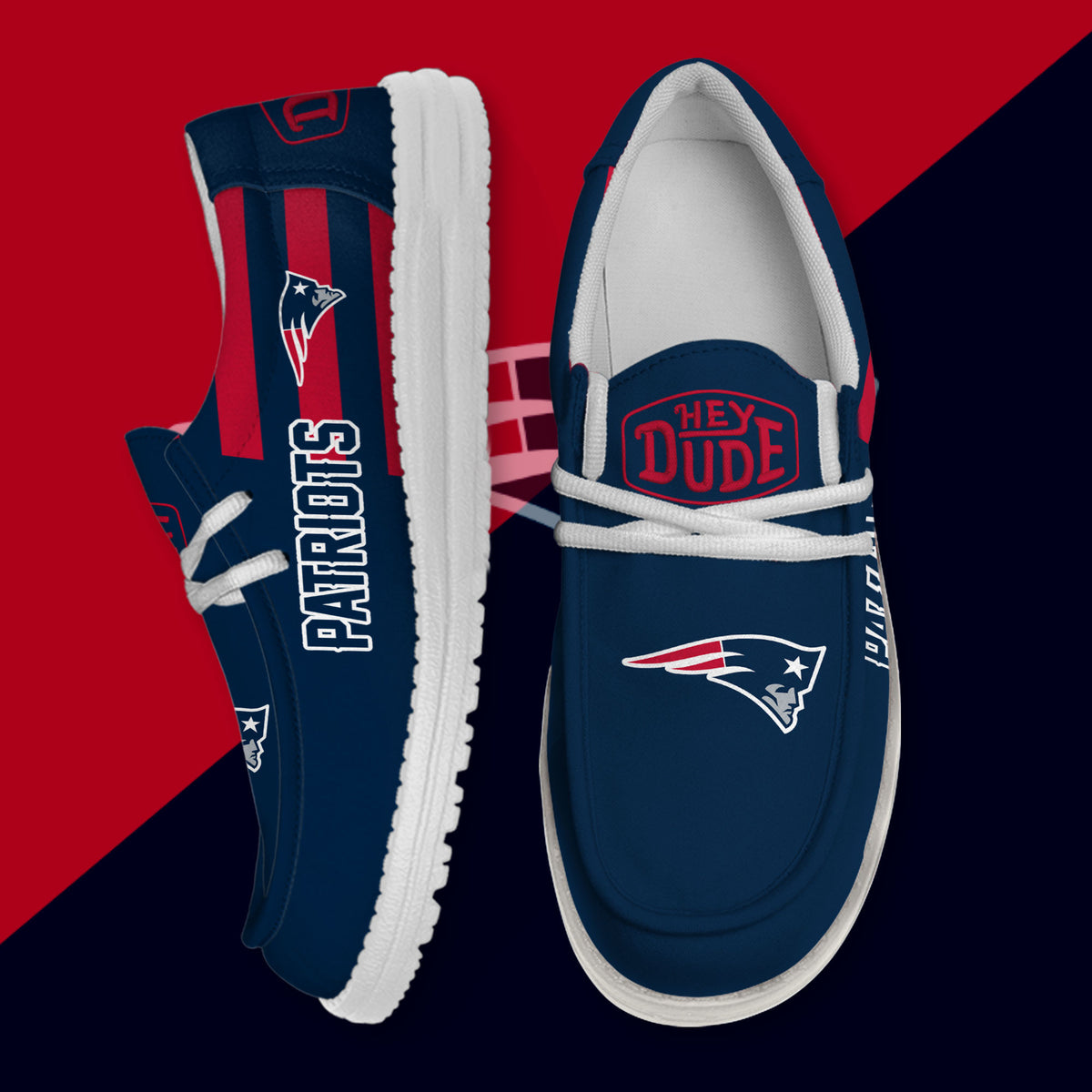 New England Patriots Lace Up Loafers 2026
