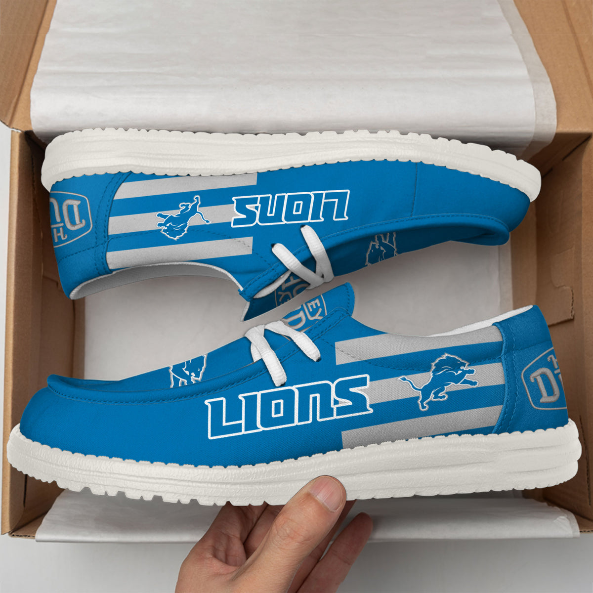 Detroit Lions Lace Up Loafers 2026