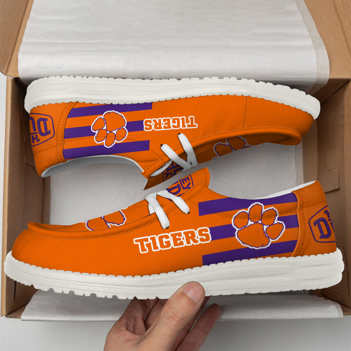 Clemson Tigers Lace Up Loafers 2026