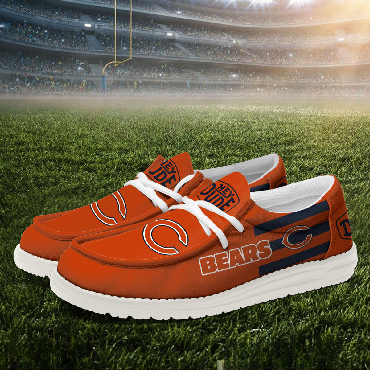 Chicago Bears Lace Up Loafers 2026
