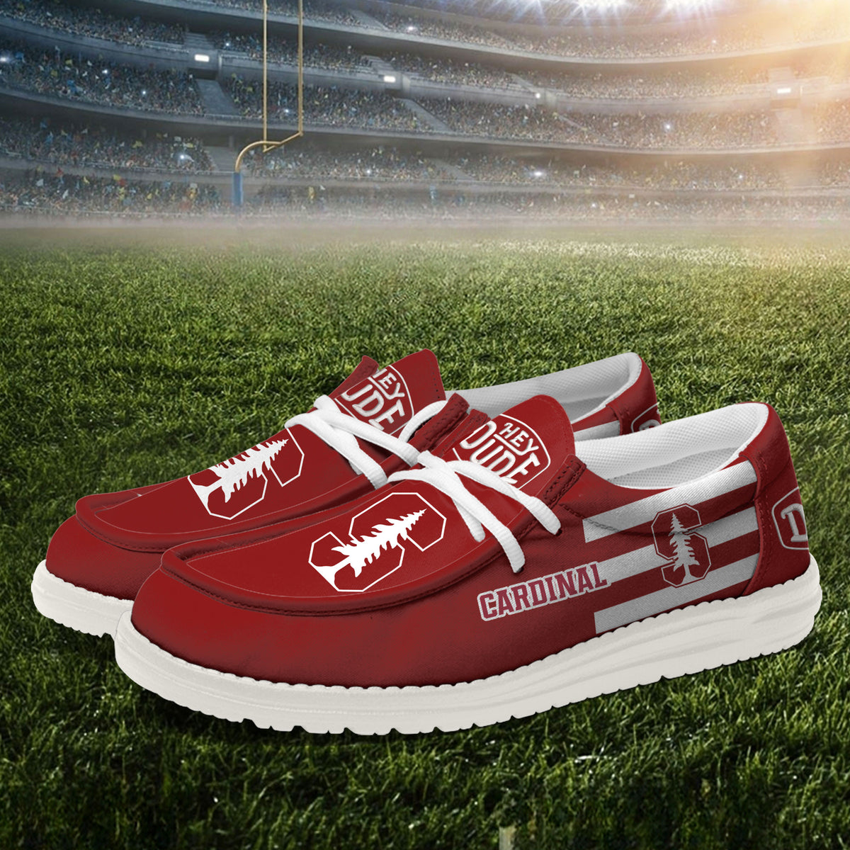 Stanford Cardinal Lace Up Loafers 2026