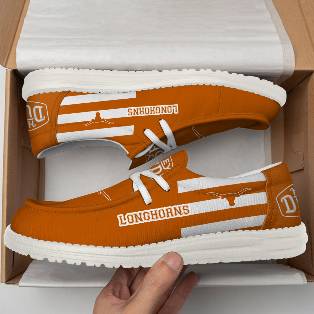 Texas Longhorns Lace Up Loafers 2026