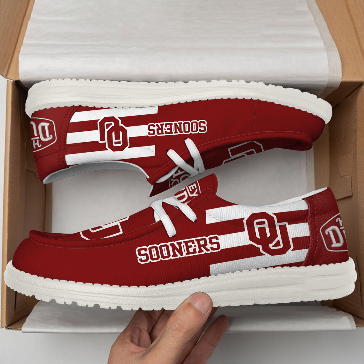 Oklahoma Sooners Lace Up Loafers 2026