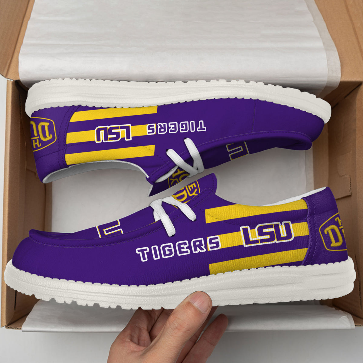 LSU Tigers Lace Up Loafers 2026