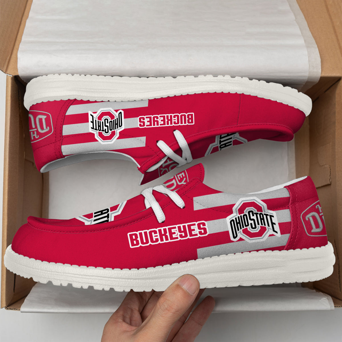 Ohio State Buckeyes Lace Up Loafers 2026