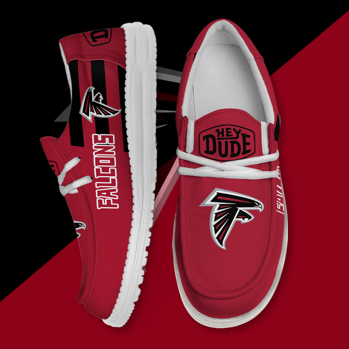 Atlanta Falcons Lace Up Loafers 2026