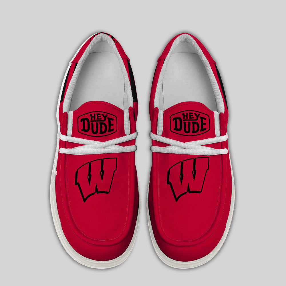 Wisconsin Badgers Lace Up Loafers 2026