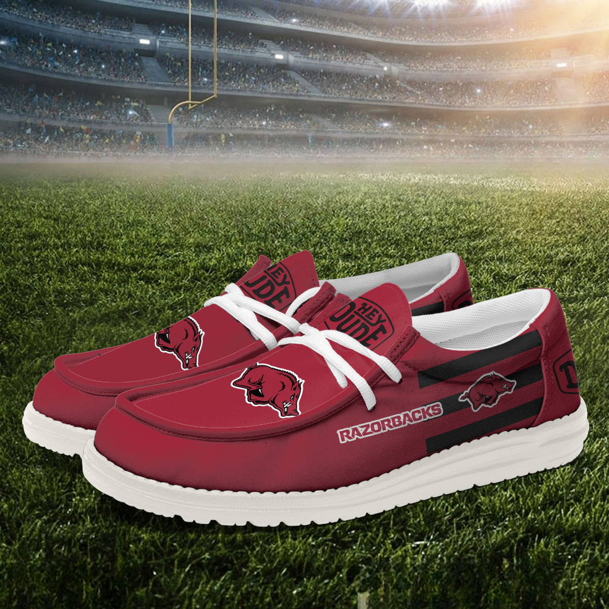 Arkansas Razorbacks Lace Up Loafers 2026
