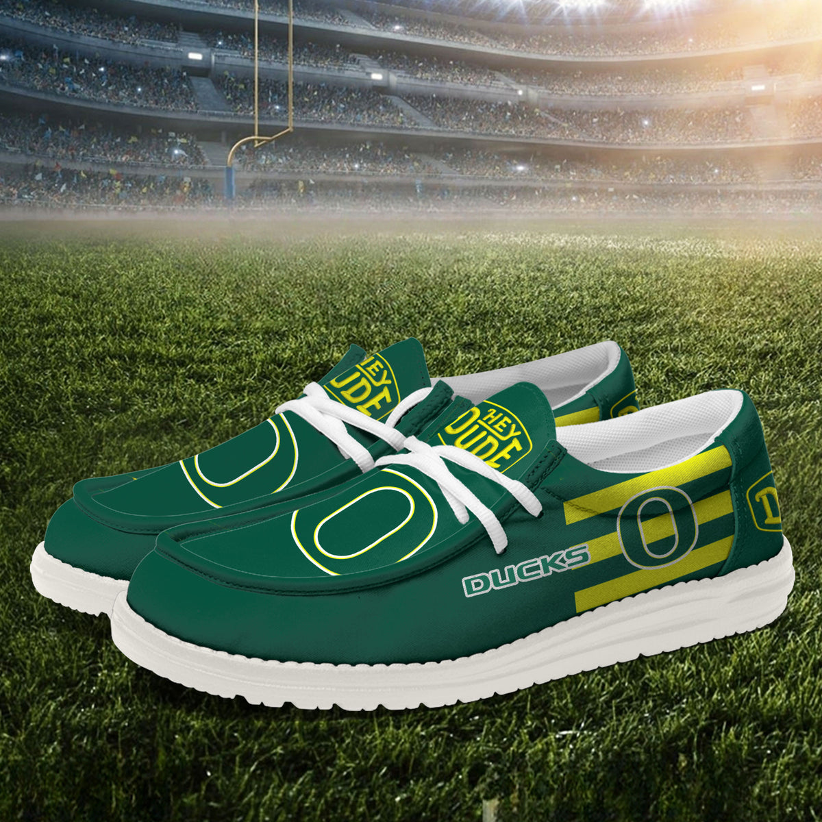 Oregon Ducks Lace Up Loafers 2026