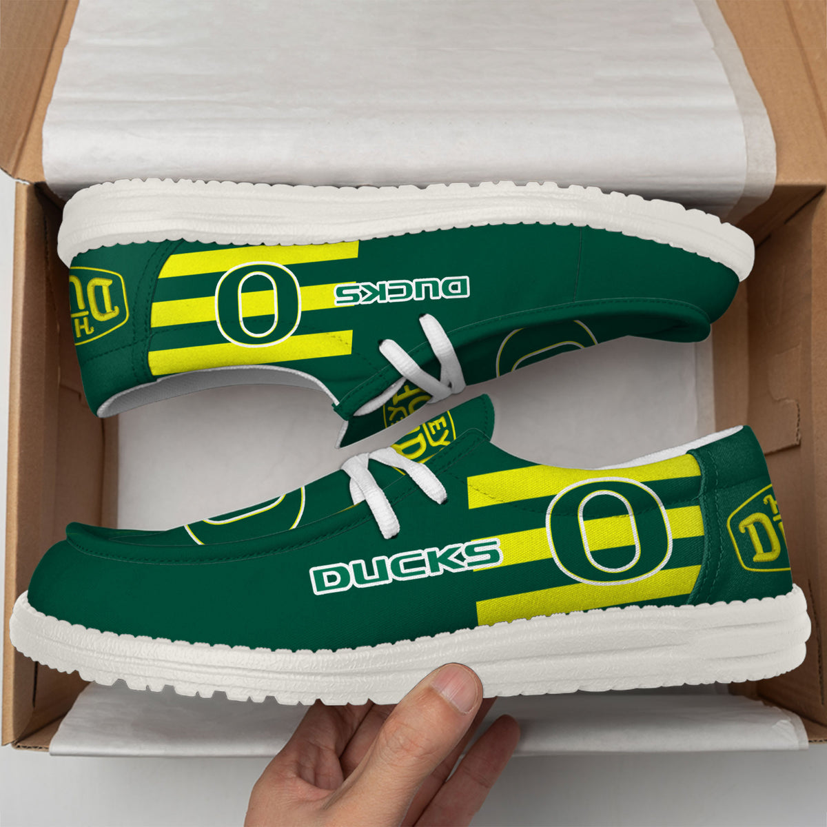 Oregon Ducks Lace Up Loafers 2026