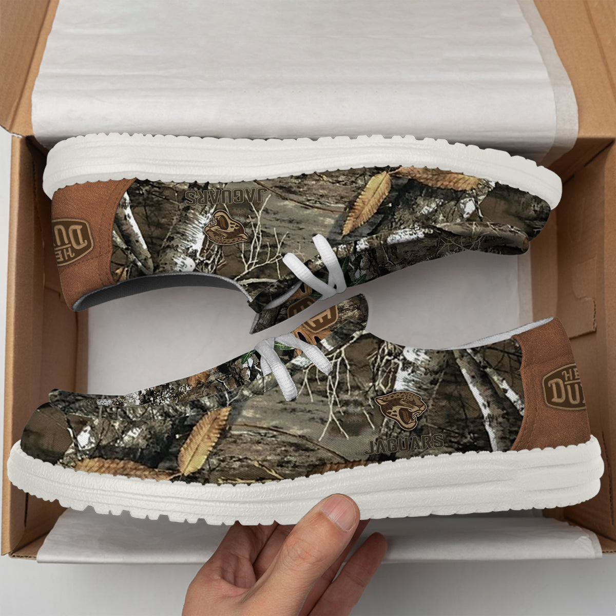 Healalio Jacksonville Jaguars Lace Up Loafers 2026