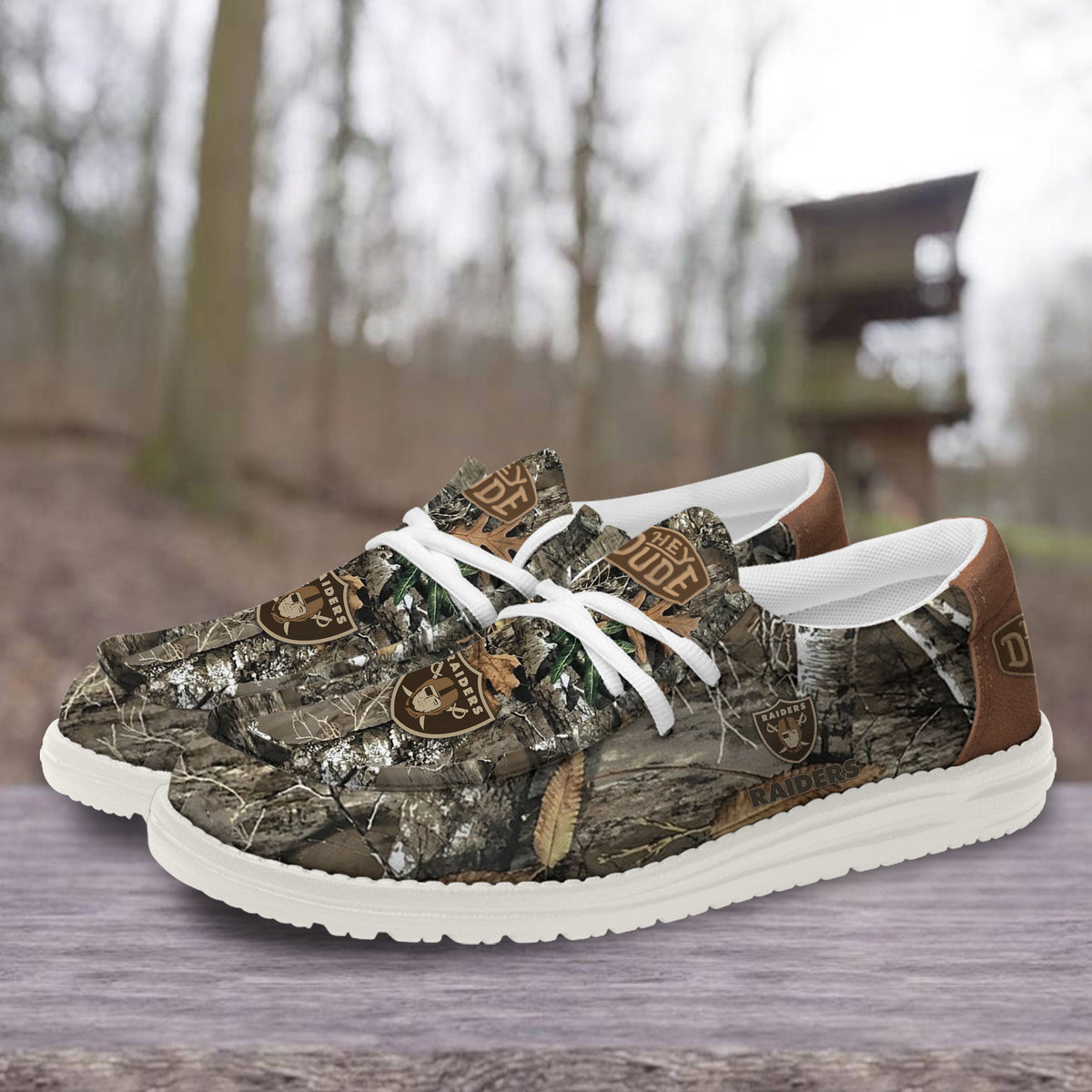 Healalio Las Vegas Raiders Lace Up Loafers 2026