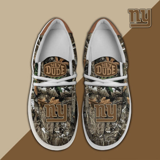 Healalio New York Giants Lace Up Loafers 2026
