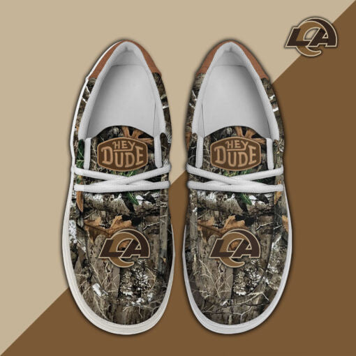 Healalio Los Angeles Rams Lace Up Loafers 2026