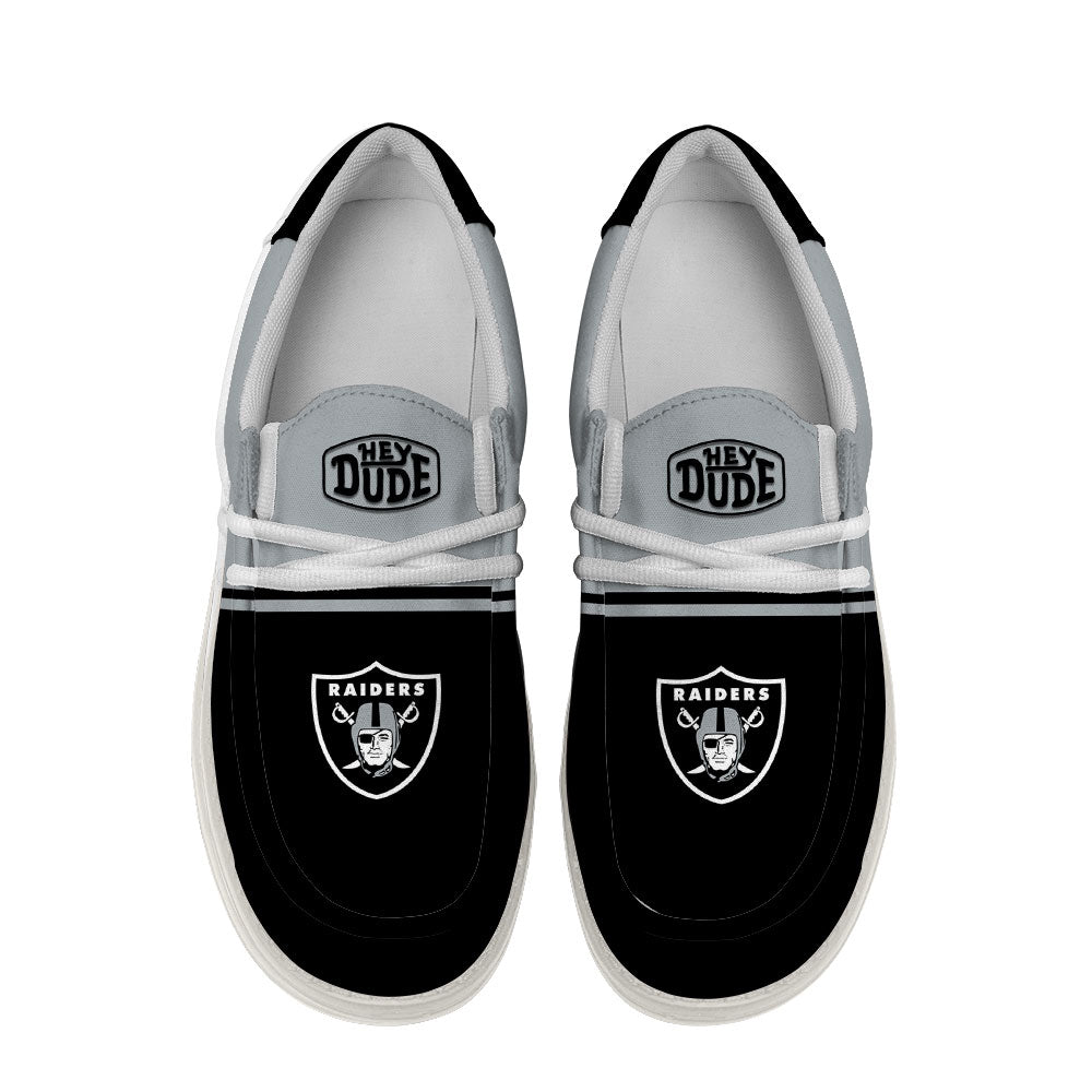 Healalio Las Vegas Raiders Lace Up Loafers 2026