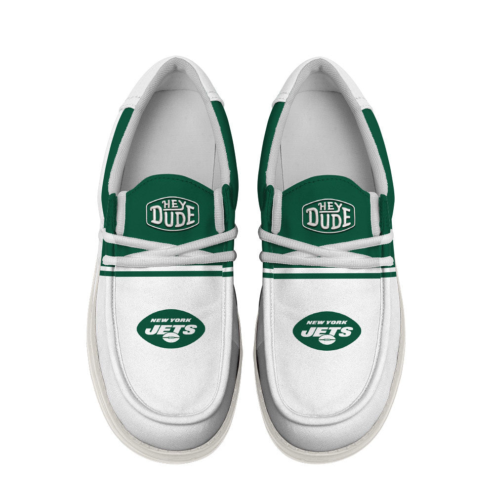 Healalio New York Jets Lace Up Loafers 2026