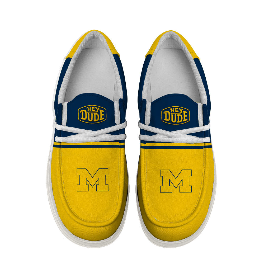 Michigan Wolverines Lace Up Loafers 2026