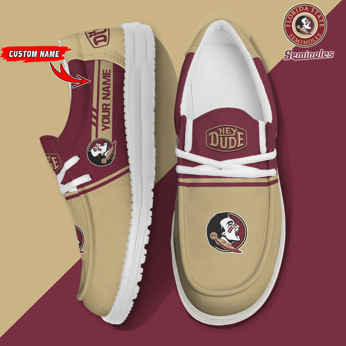 Florida State Seminoles Lace Up Loafers 2026