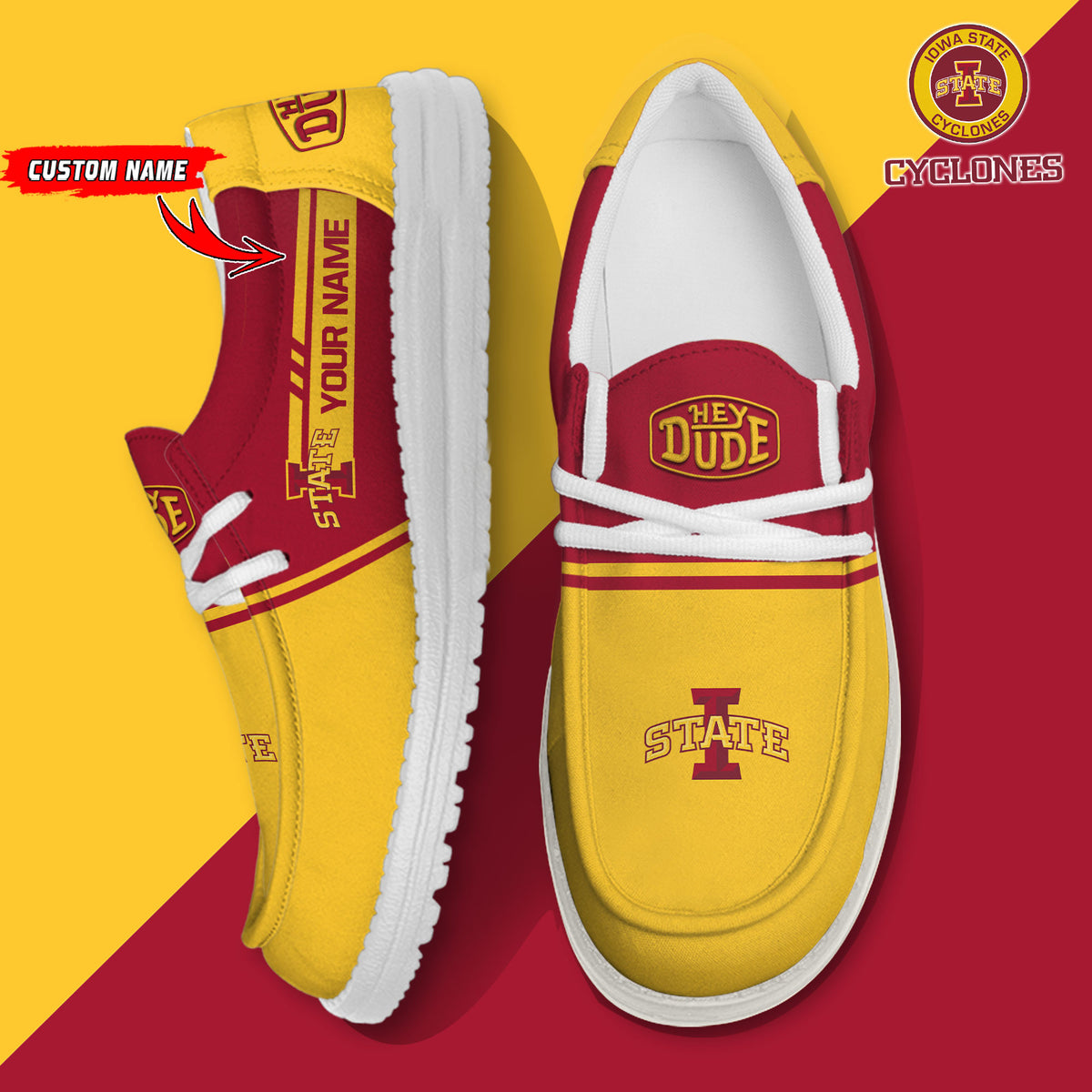 Iowa State Cyclones Lace Up Loafers 2026