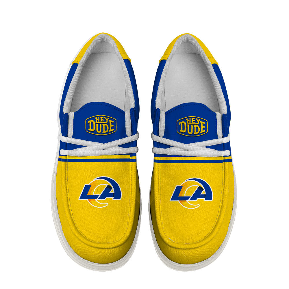Healalio Los Angeles Rams Lace Up Loafers 2026