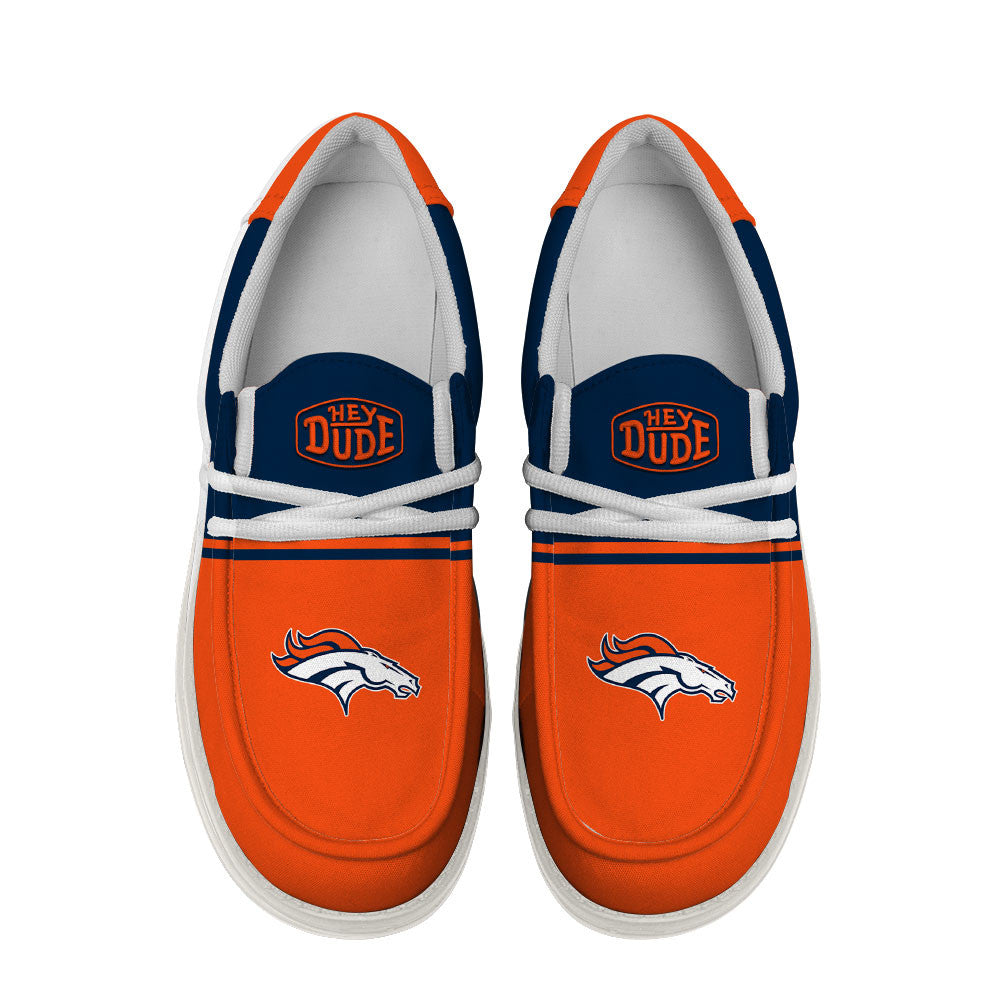Healalio Denver Broncos Lace Up Loafers 2026
