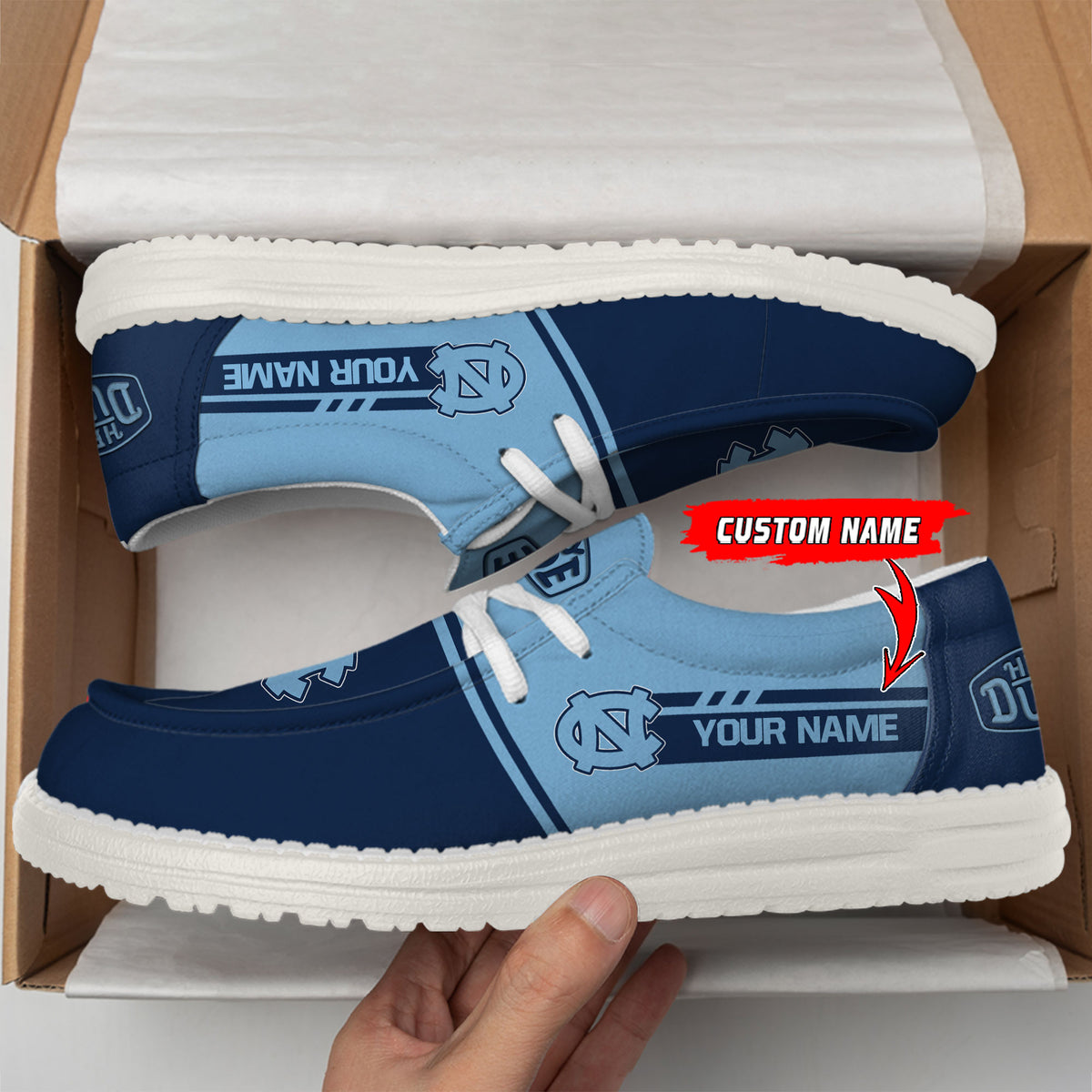 North Carolina Tar Heels Lace Up Loafers 2026