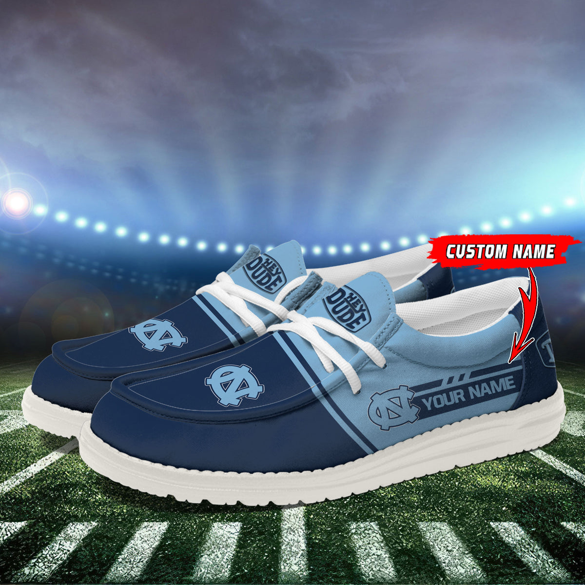 North Carolina Tar Heels Lace Up Loafers 2026