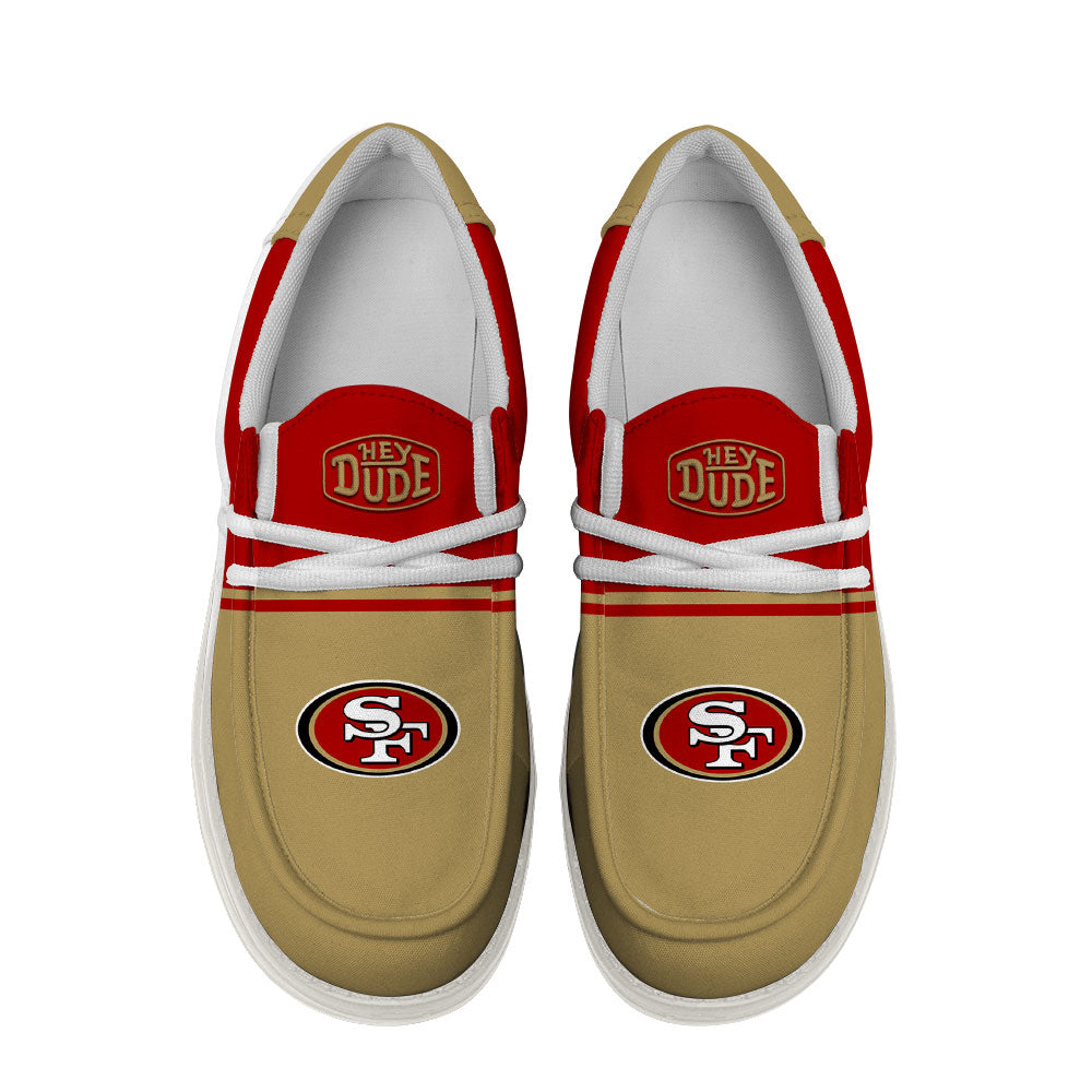 Healalio San Francisco 49ers Lace Up Loafers 2026