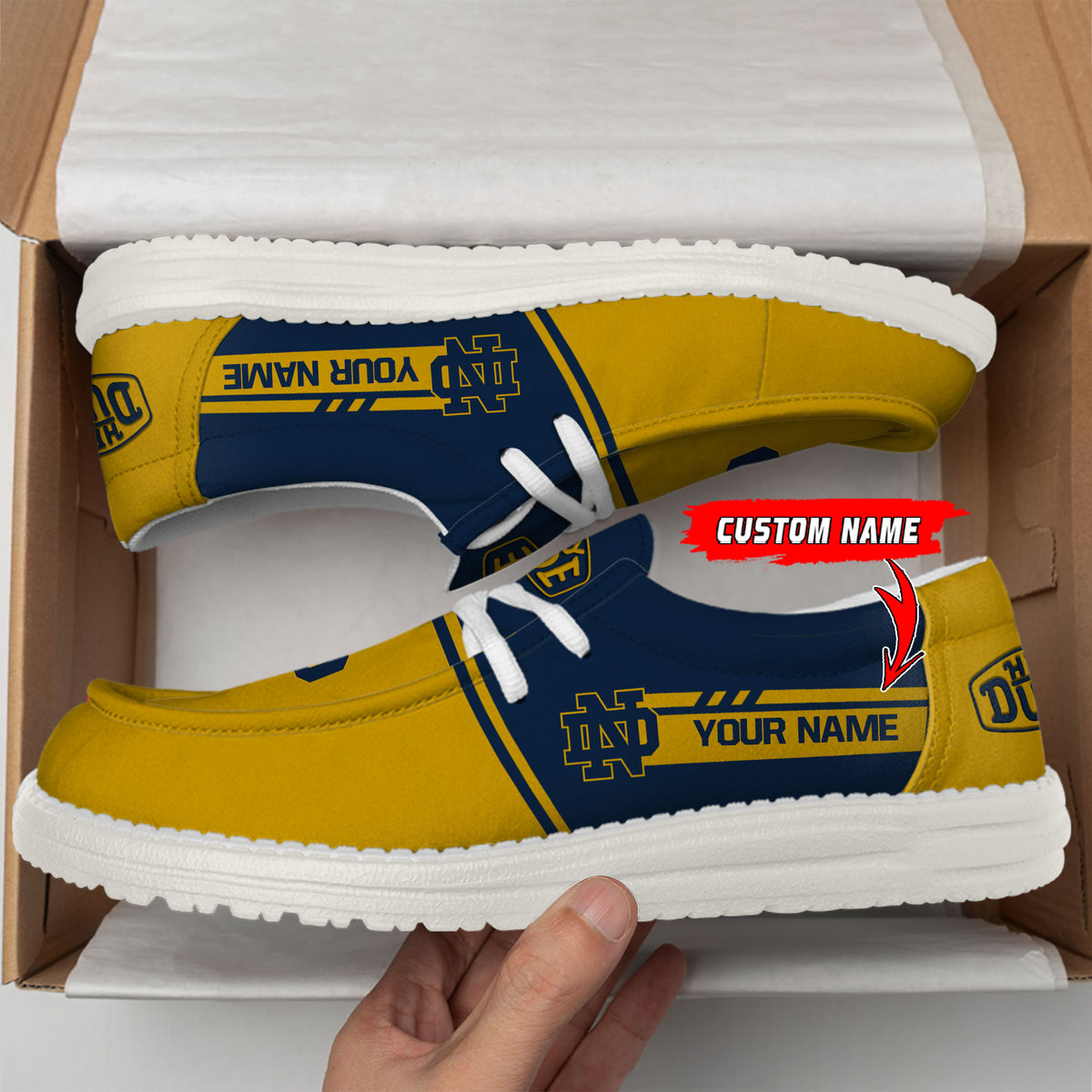 Notre Dame Fighting Irish Lace Up Loafers 2026