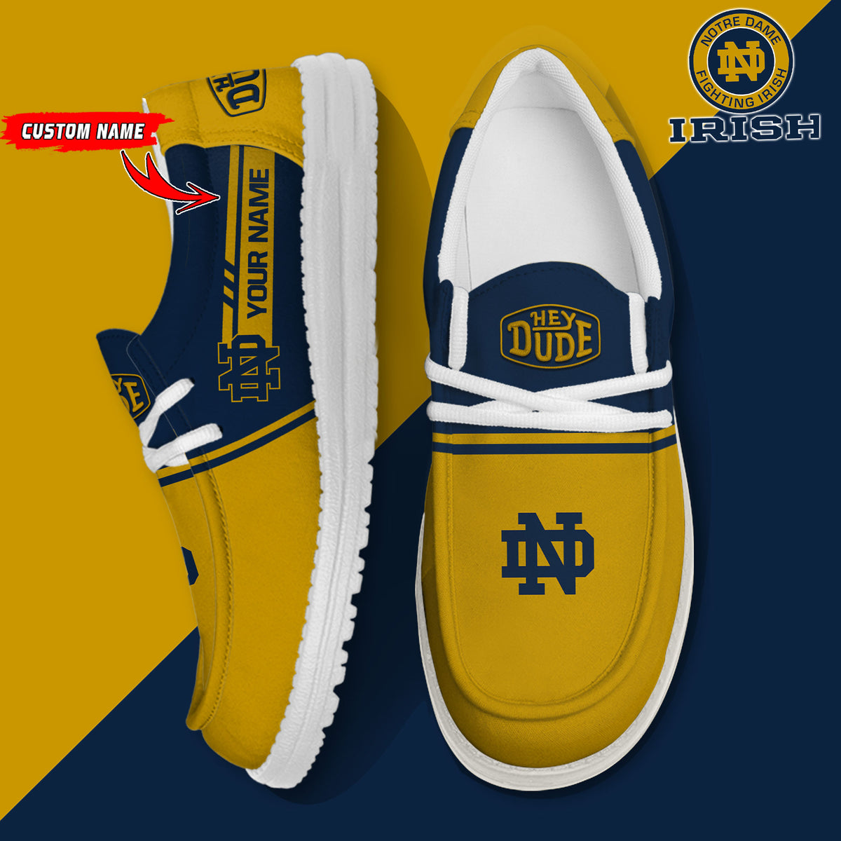Notre Dame Fighting Irish Lace Up Loafers 2026