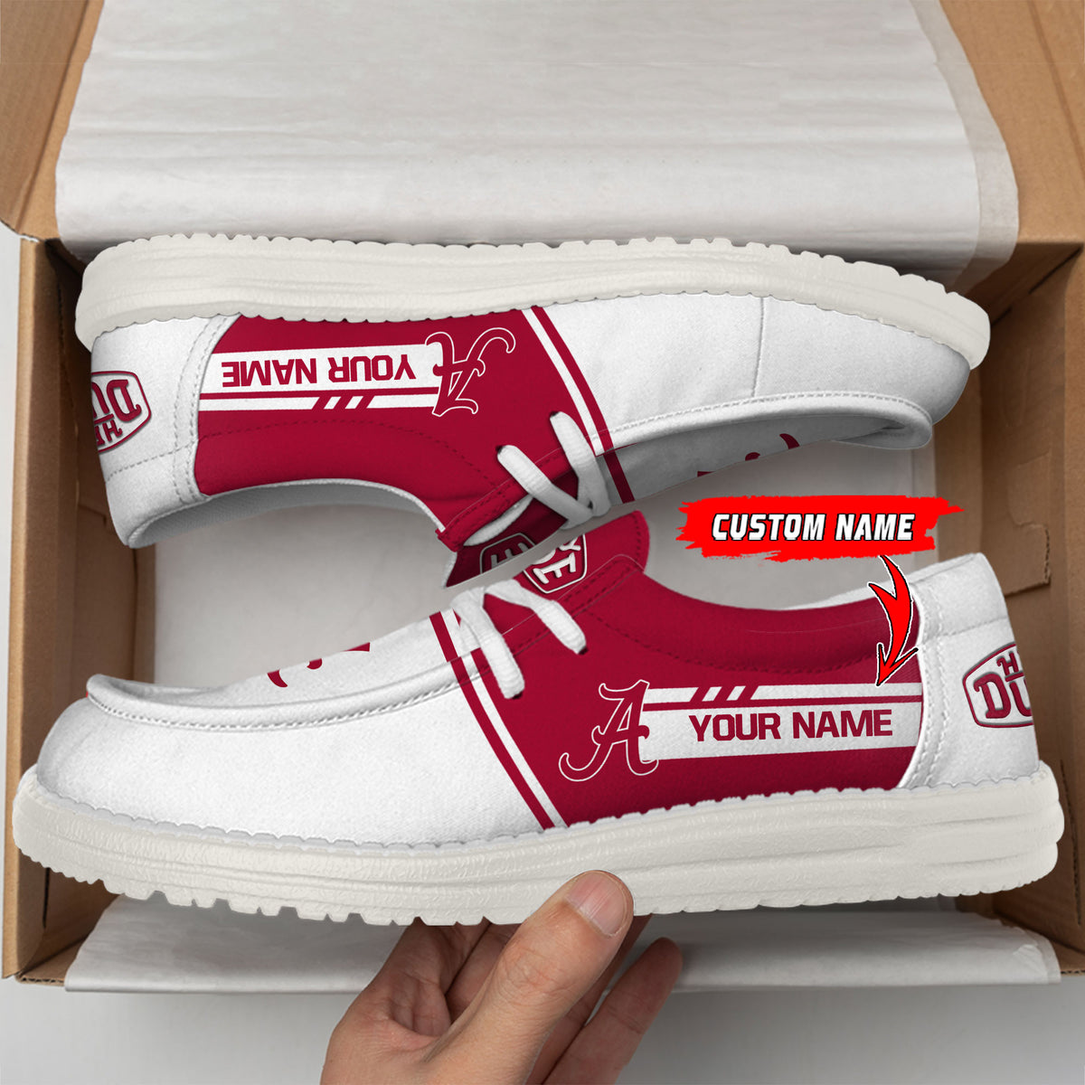 Alabama Crimson Tide Lace Up Loafers 2026