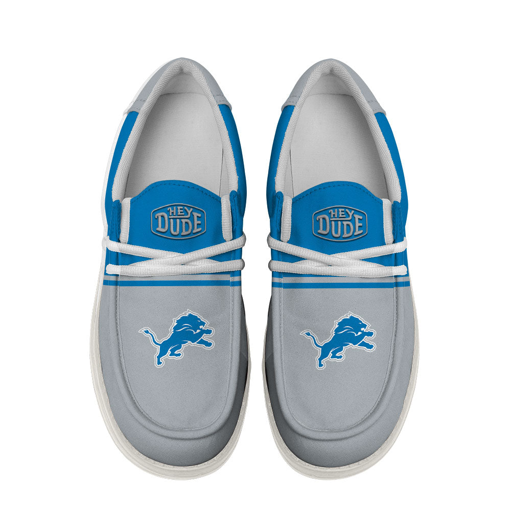 Healalio Detroit Lions Lace Up Loafers 2026