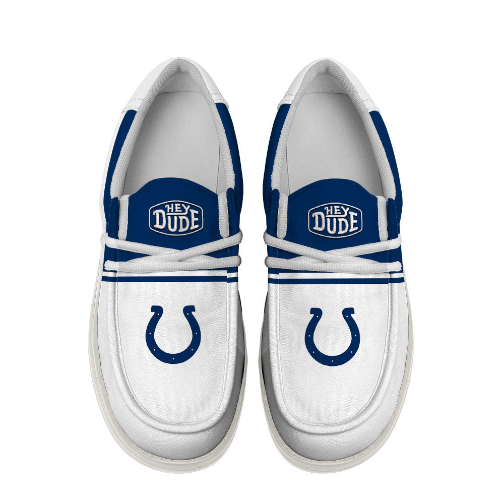Healalio Indianapolis Colts Lace Up Loafers 2026
