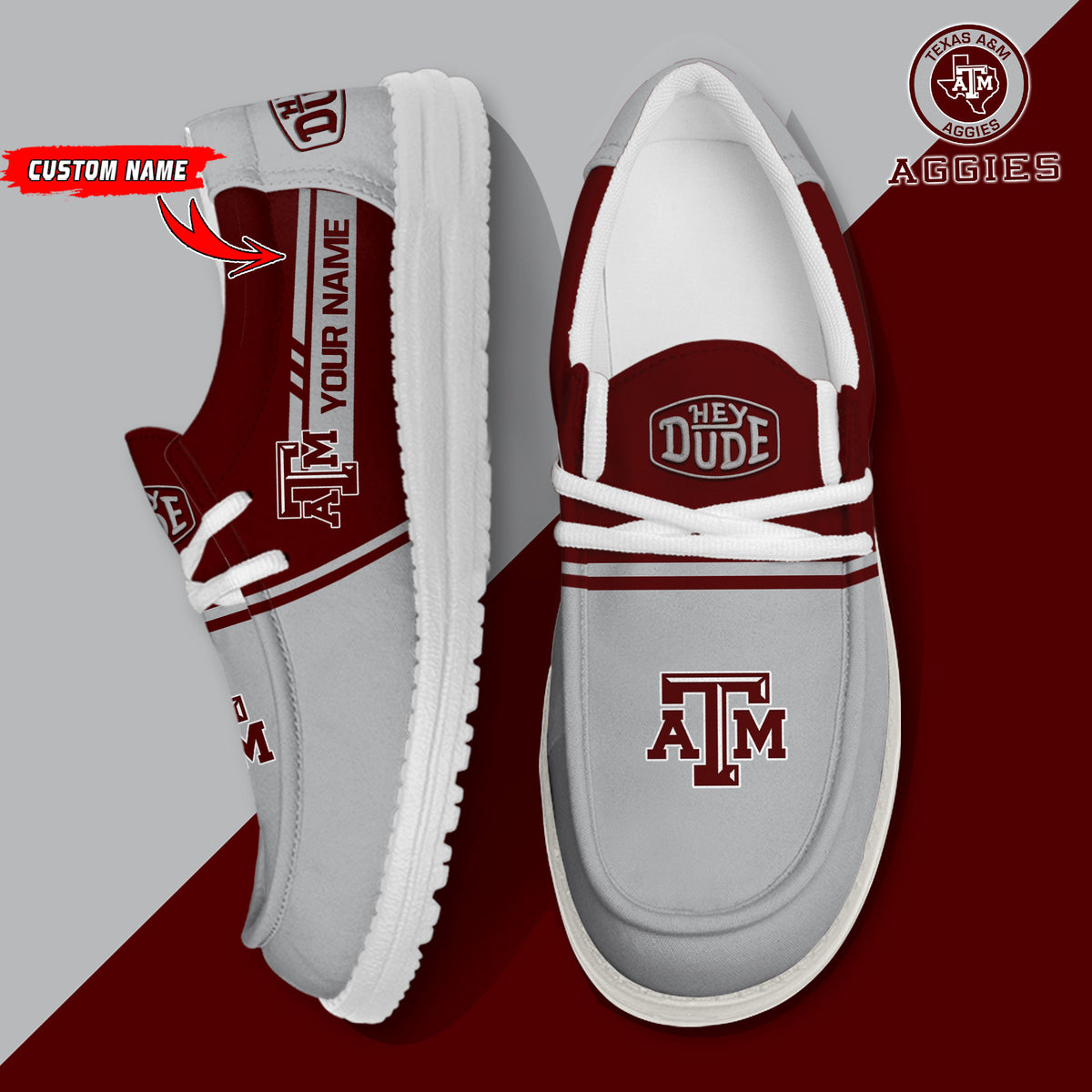 Texas A&M Aggies Lace Up Loafers 2026