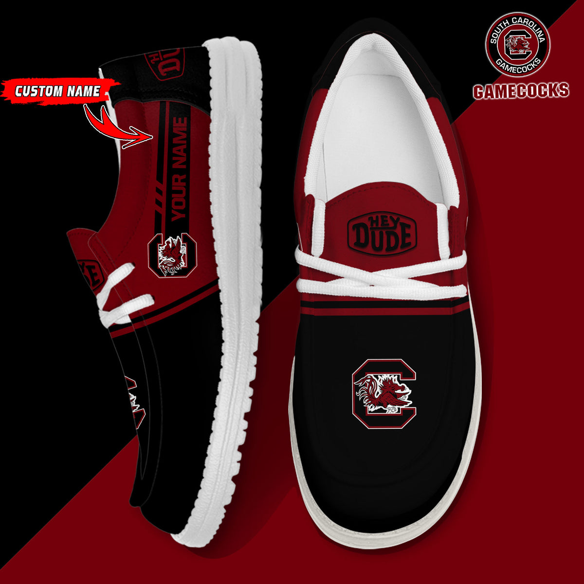 South Carolina Gamecocks Lace Up Loafers 2026
