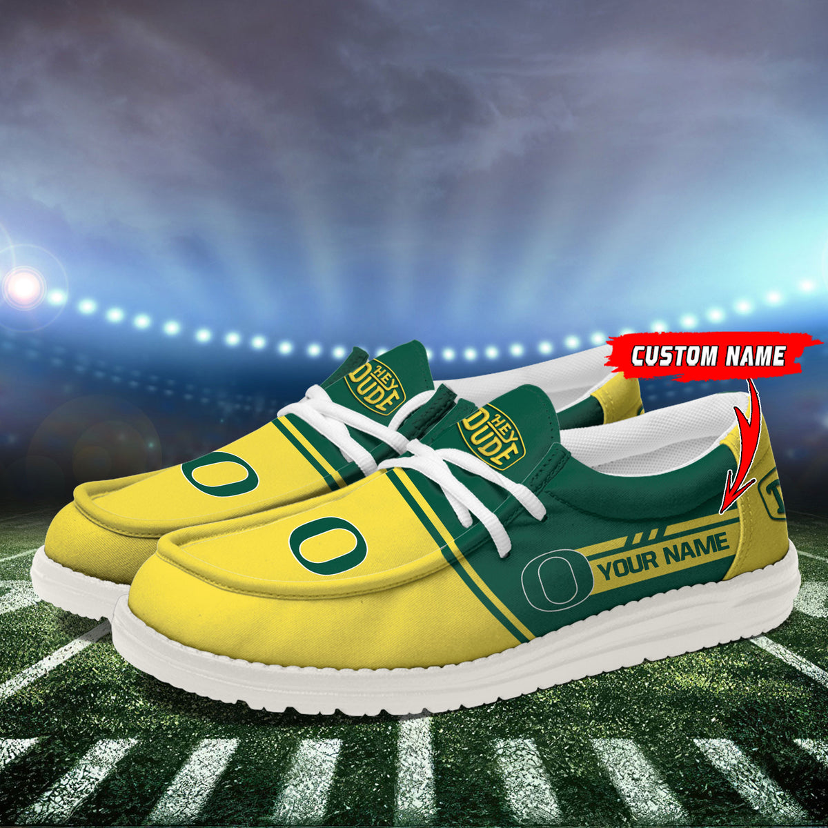 Oregon Ducks Lace Up Loafers 2026