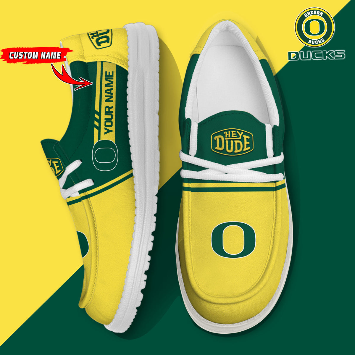 Oregon Ducks Lace Up Loafers 2026