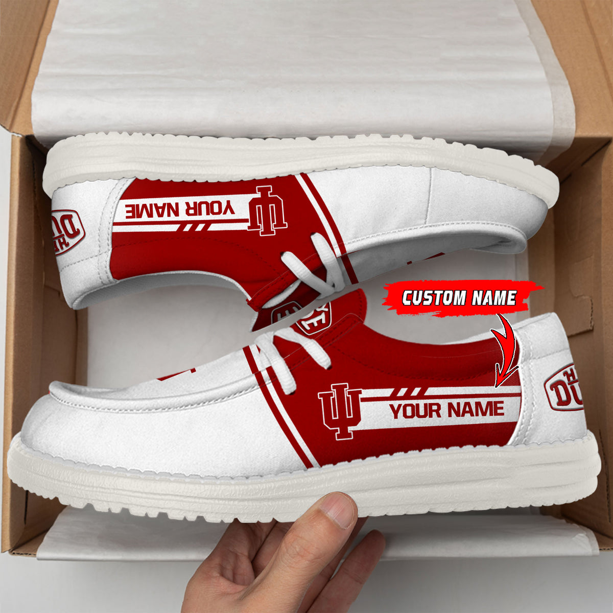 Indiana Hoosiers Lace Up Loafers 2026