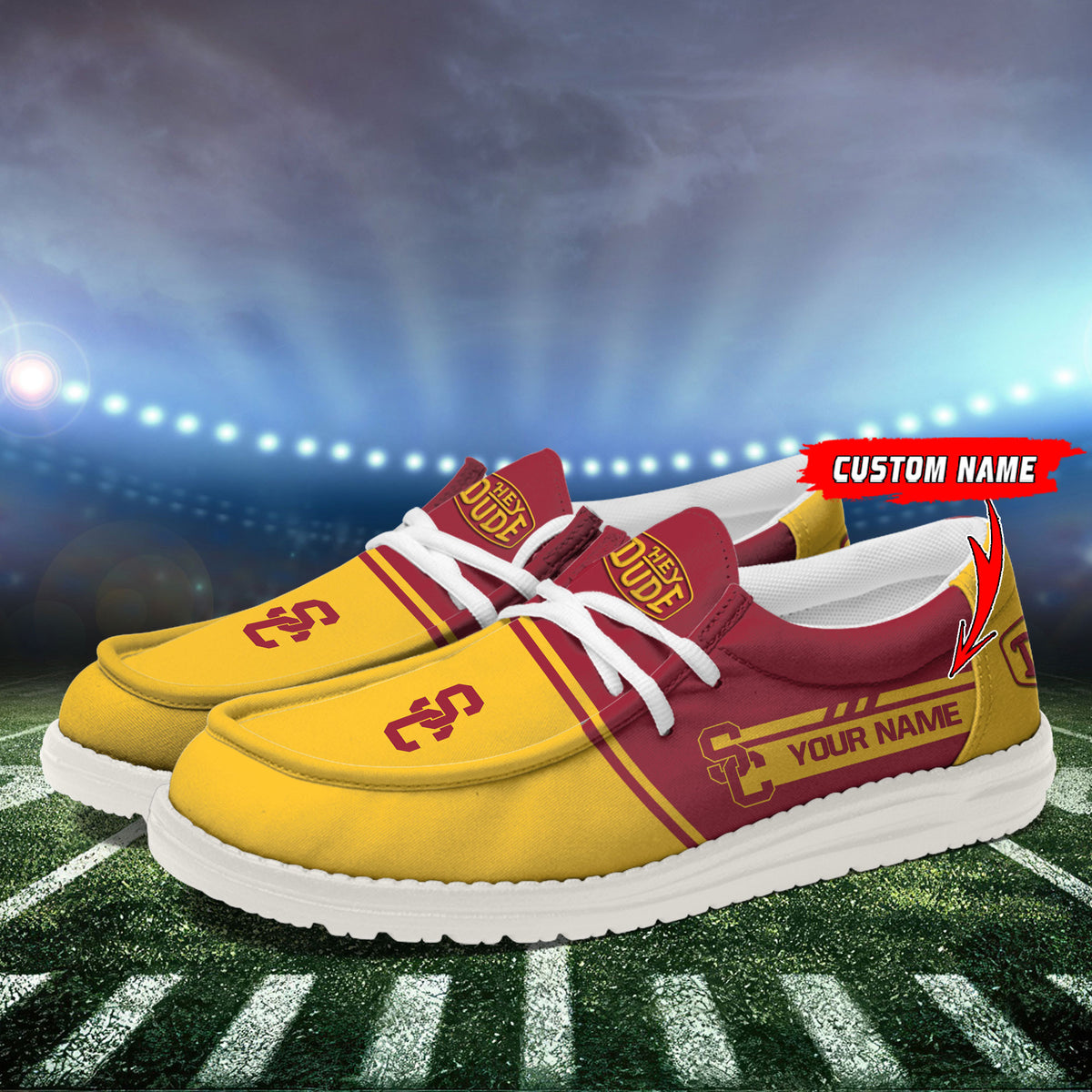 USC Trojans Lace Up Loafers 2026
