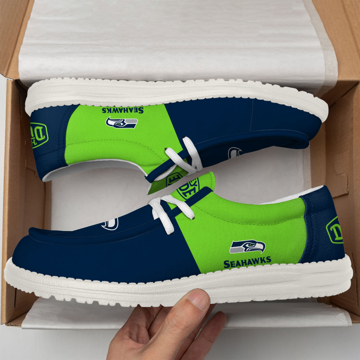 Seattle Seahawks Lace Up Loafers 2026
