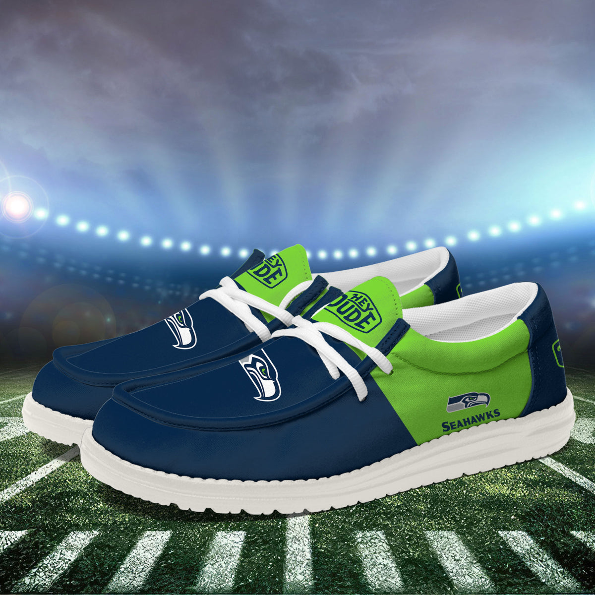 Seattle Seahawks Lace Up Loafers 2026