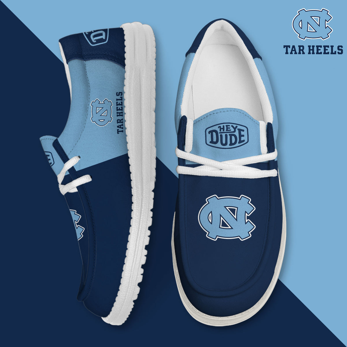 North Carolina Tar Heels Lace Up Loafers 2026