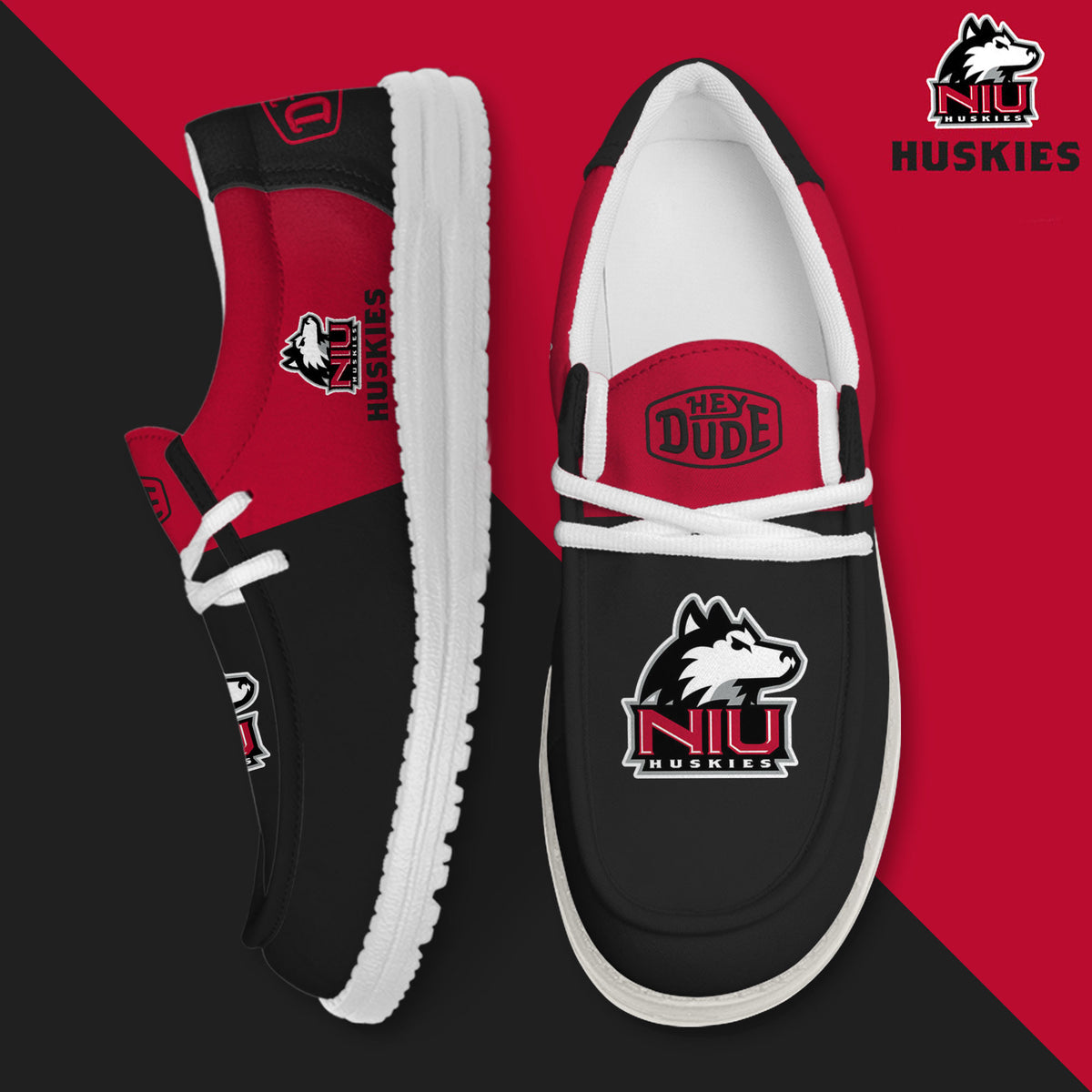 Northern Illinois Huskies Lace Up Loafers 2026