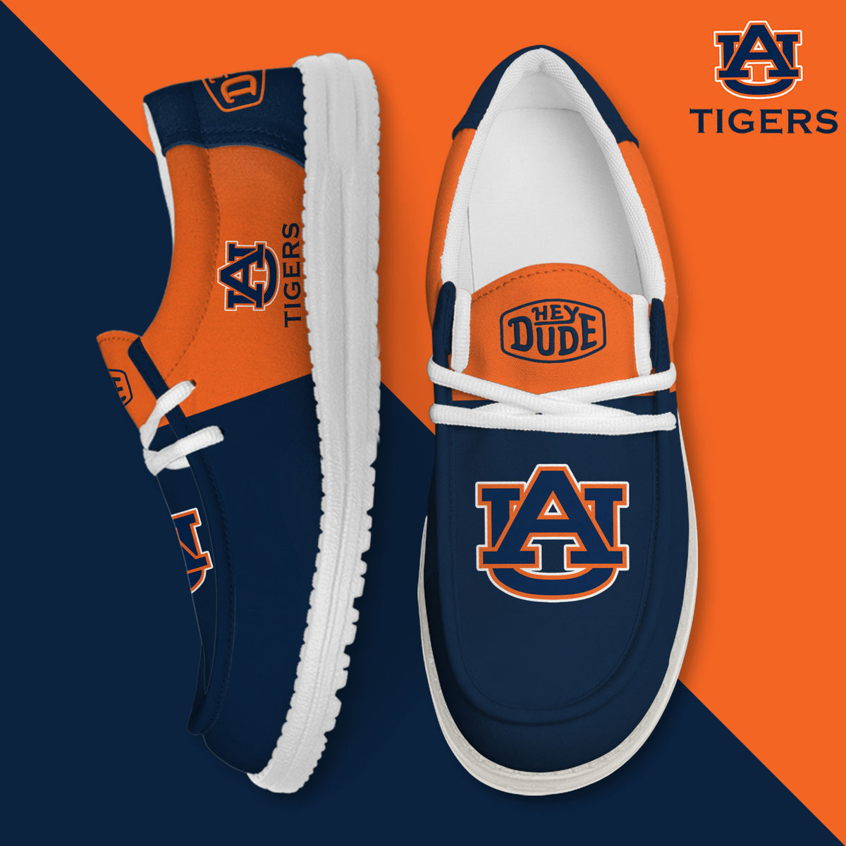 Auburn Tigers Lace Up Loafers 2026