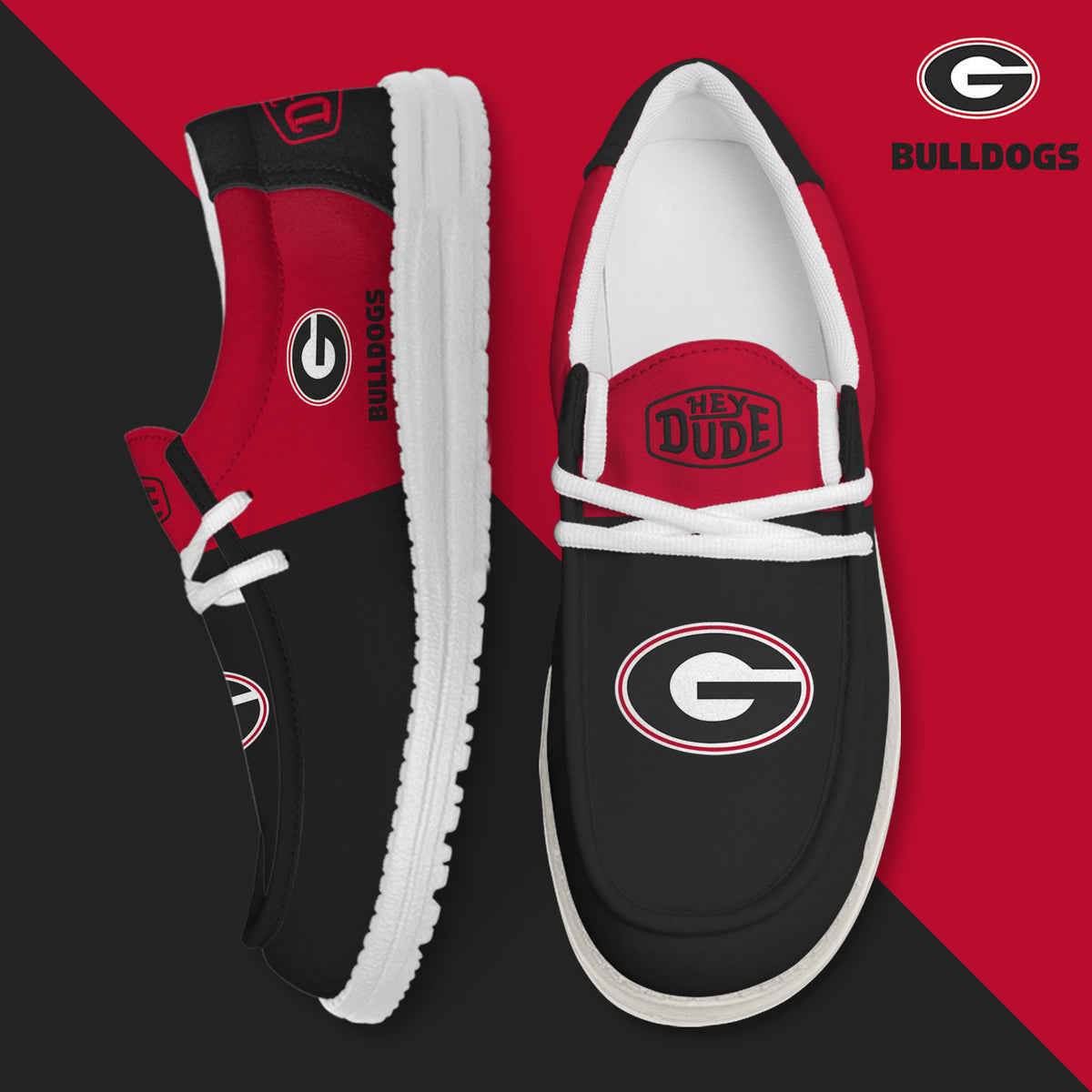 Georgia Bulldogs Lace Up Loafers 2026