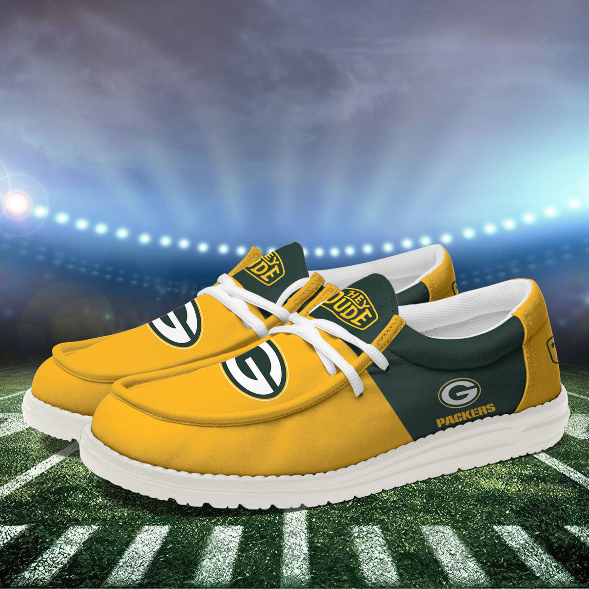 Green Bay Packers Lace Up Loafers 2026