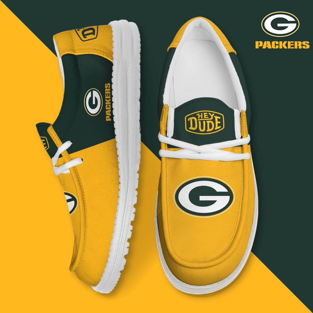 Green Bay Packers Lace Up Loafers 2026