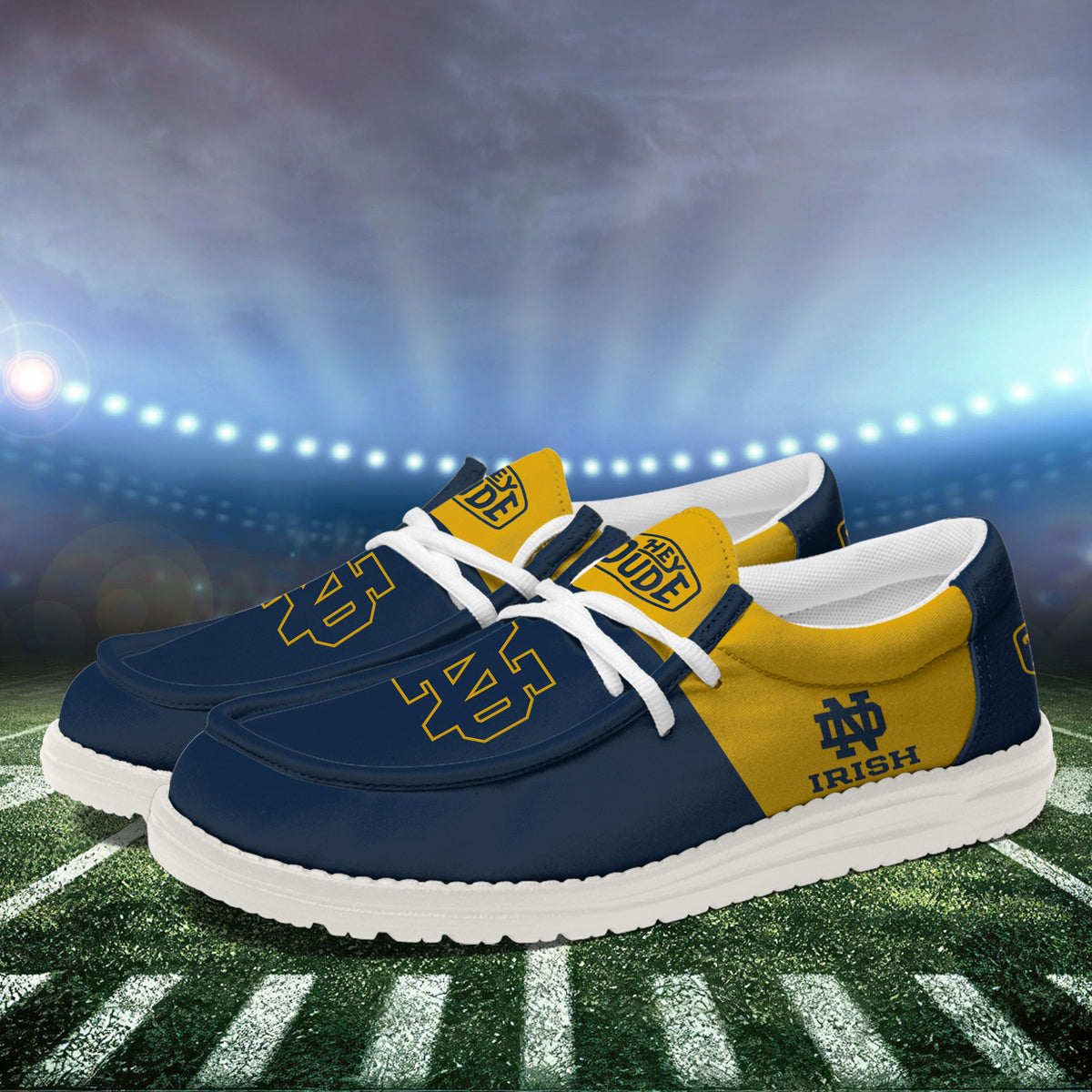 Notre Dame Fighting Irish Lace Up Loafers 2026